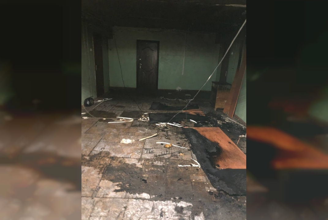 Жильцы общежития в Новосибирске потушили пожар, не дожидаясь МЧС