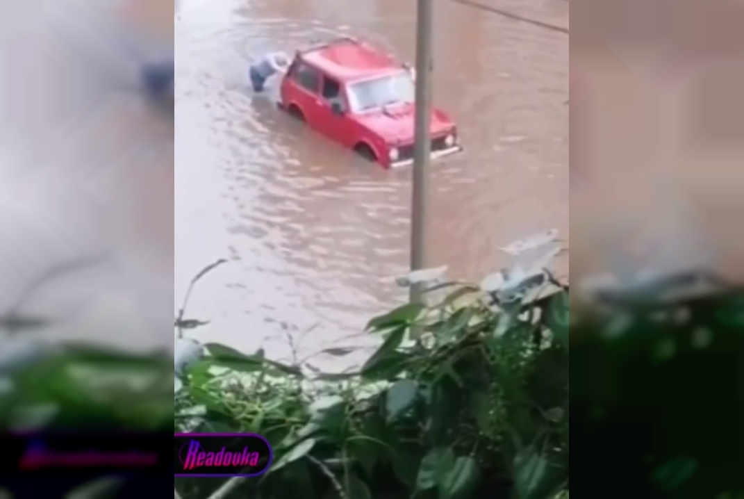 На Братск обрушился чудовищный ливень