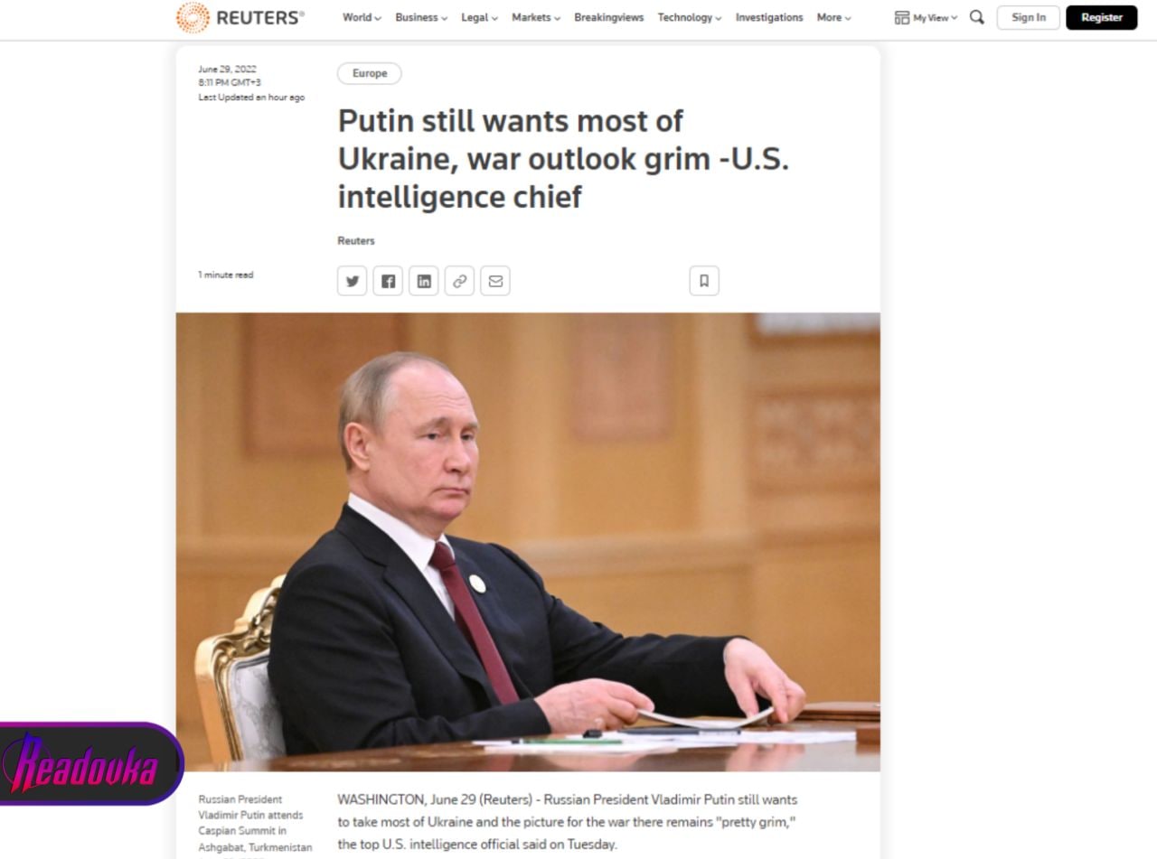 Глава разведки США заявила, что РФ хочет установить контроль над большей частью Украины