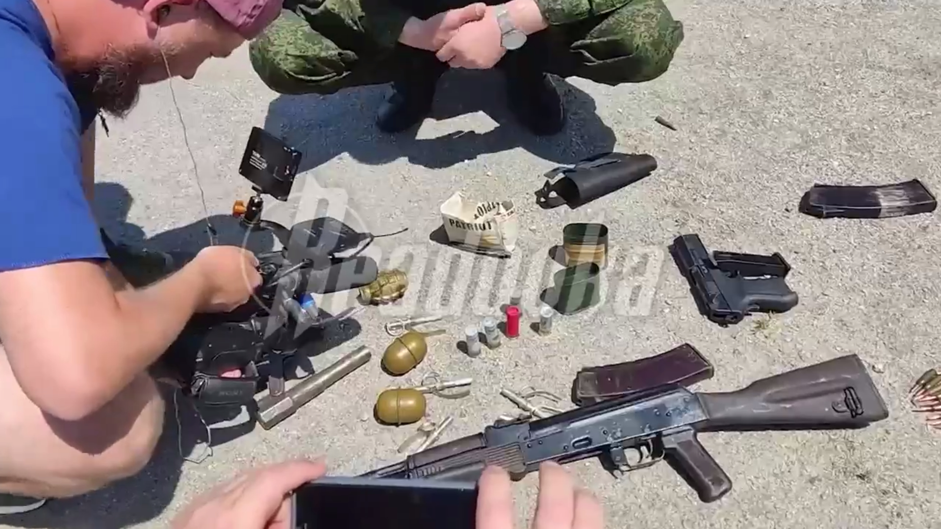 Призванный в тероборону херсонец решил не участвовать в боях и спрятал оружие