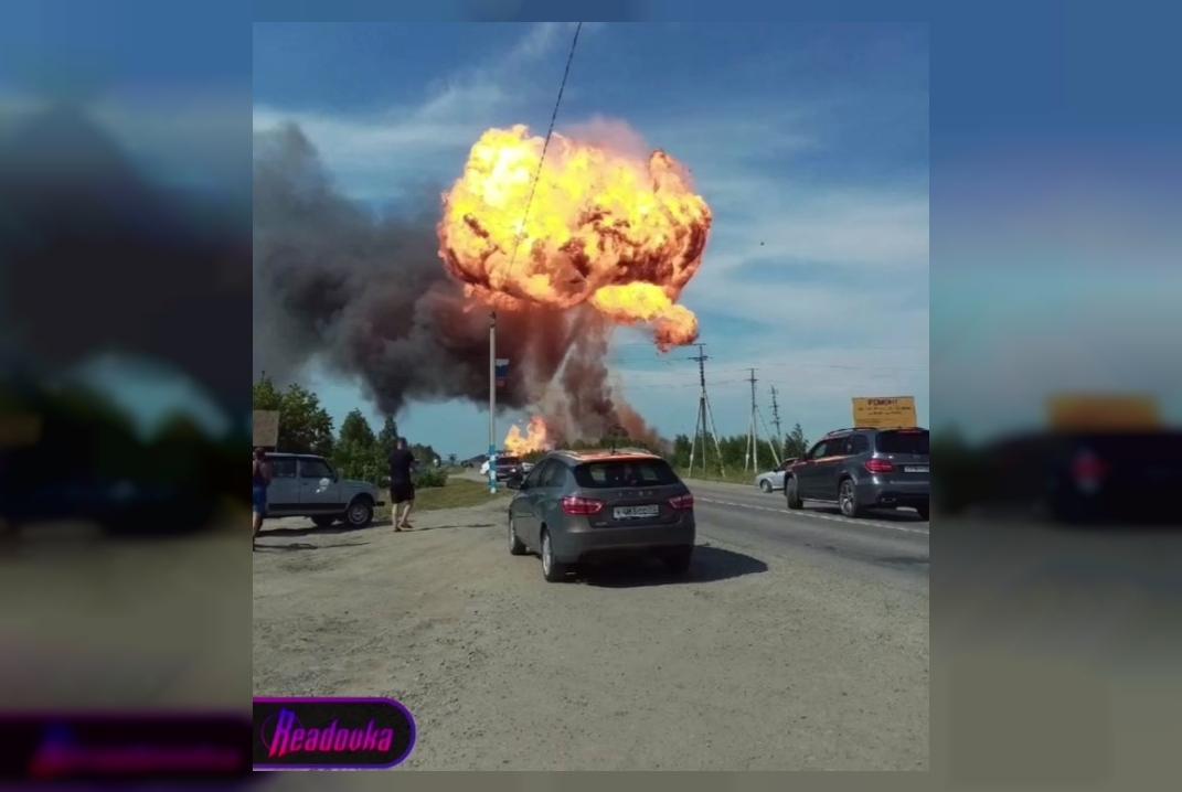 Мощный взрыв прогремел на газовой заправке в Ульяновской области