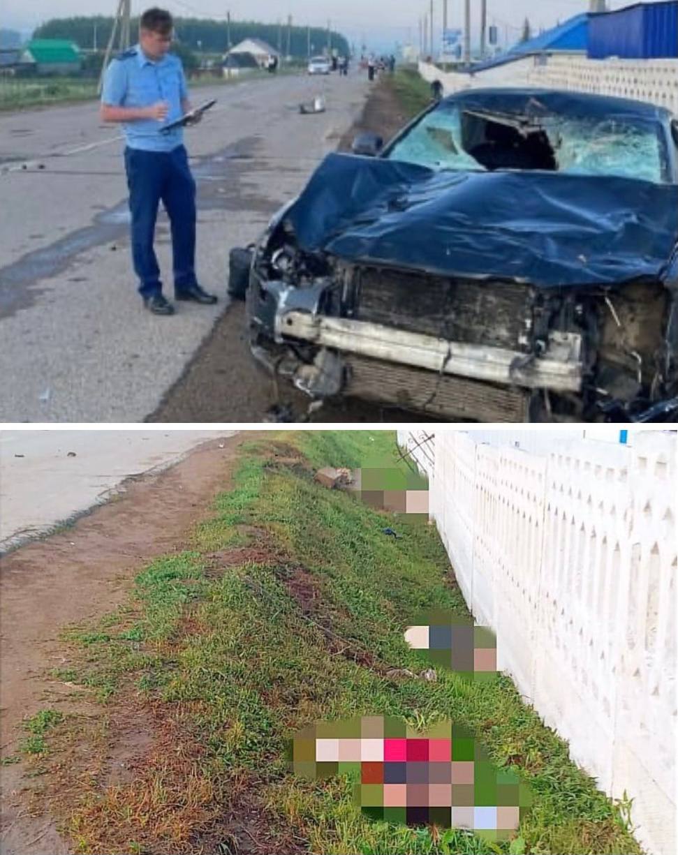 Пьяный парень на Audi насмерть сбил четырех девушек в селе Башкирии