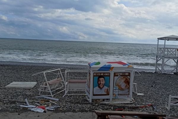 Сочи сейчас – стихийное бедствие не мешает отпуску
