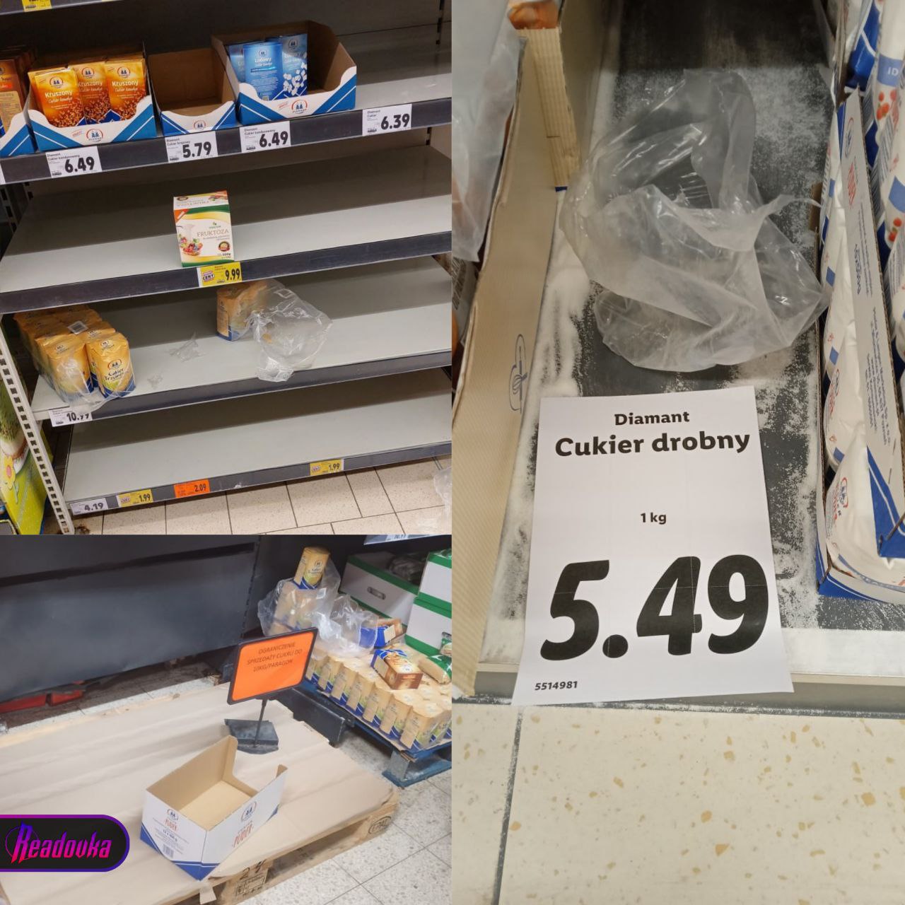 С полок польских магазинов неожиданно пропал сахар