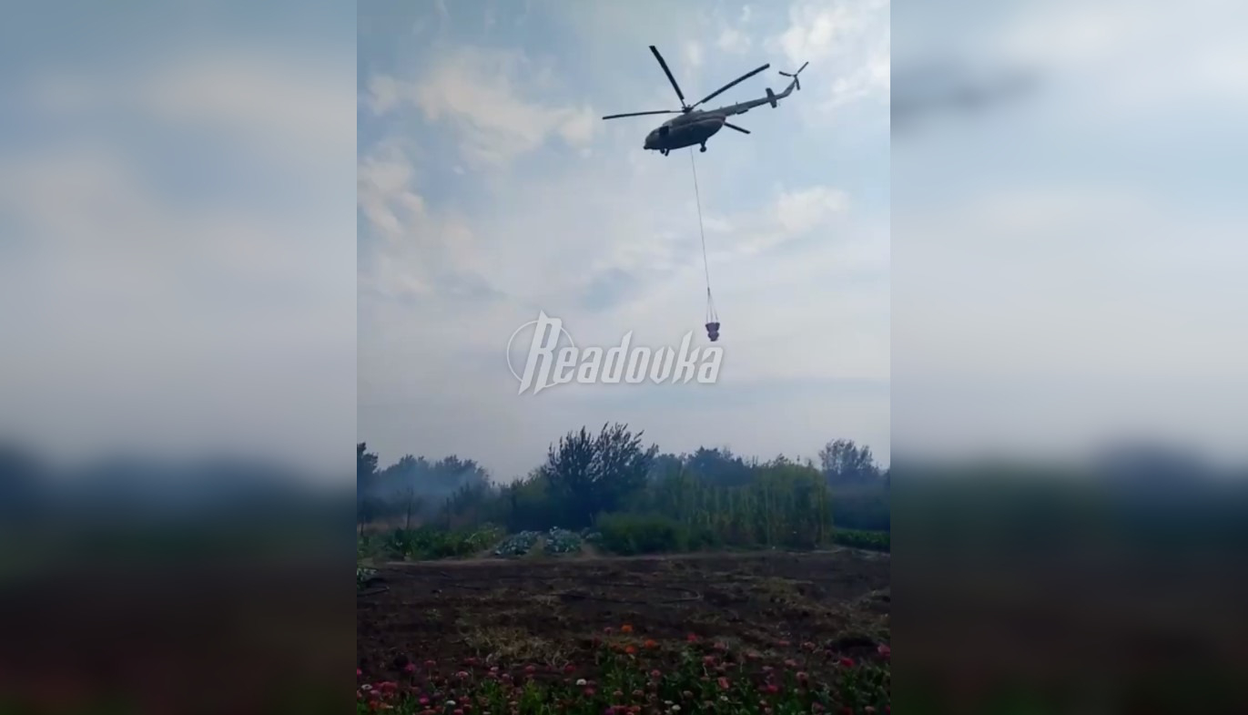 Жители Ростовской области всю ночь помогали тушить пожар
