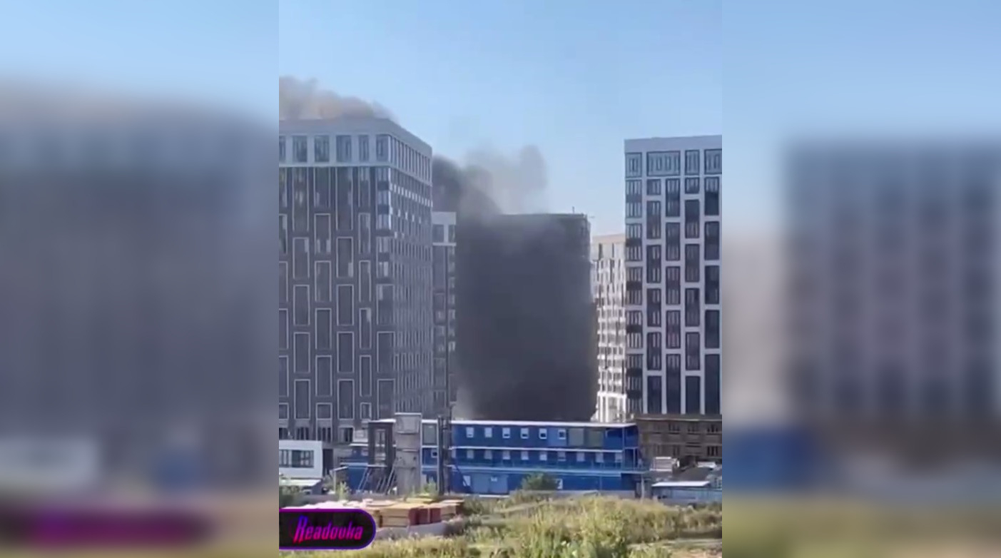 В Москве горит элитный ЖК Western Garden