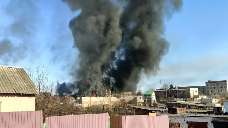 В Бердянске у здания администрации прогремел взрыв