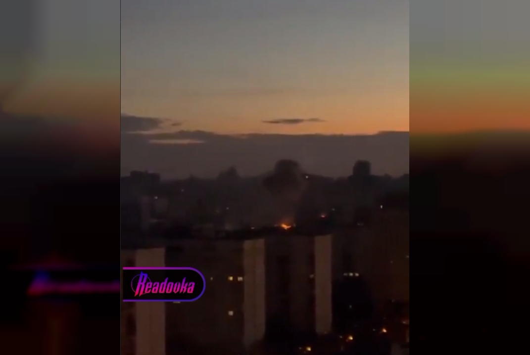 С самого утра в Киев прилетели «Герани-2»