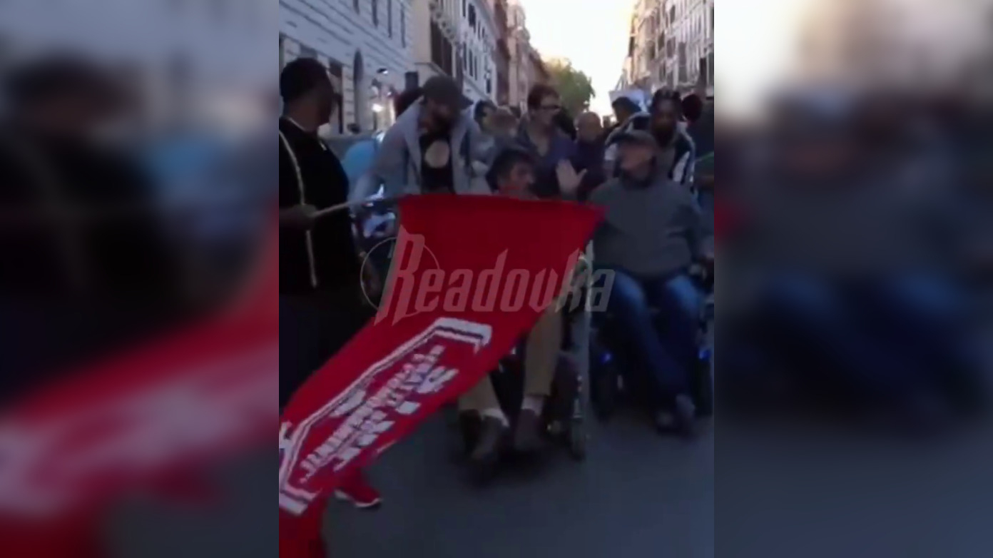 Итальянцы митингуют из-за влияния антироссийских санкций на экономику страны