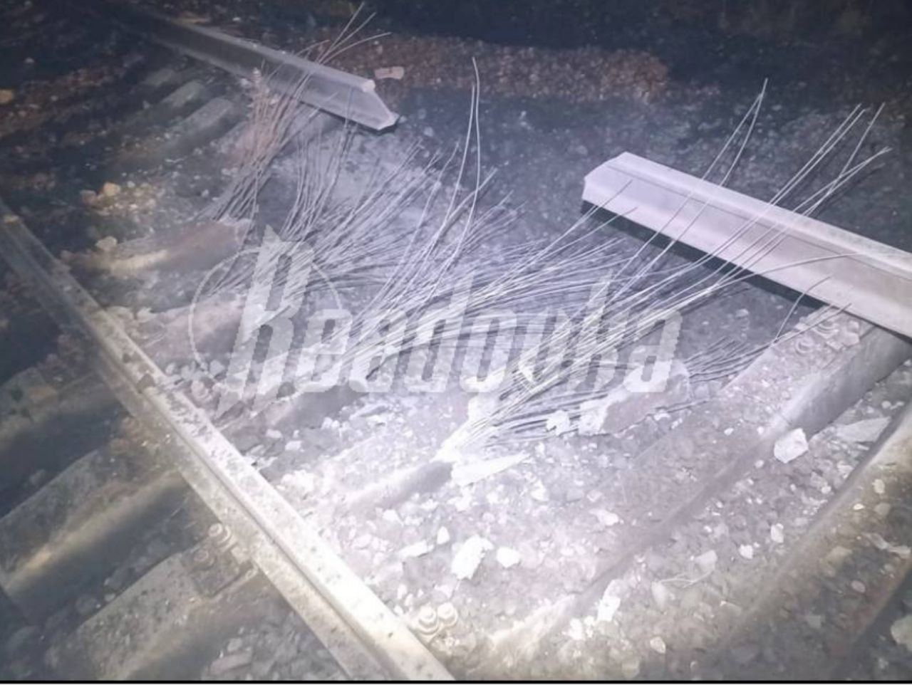 В Брянской области на железной дороге сработало взрывное устройство