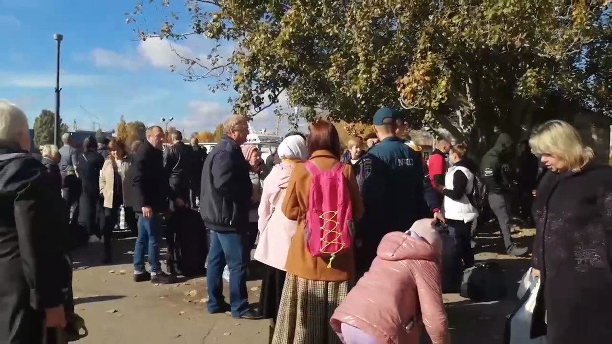 В Херсонской области уже седьмые сутки идет эвакуация мирных жителей