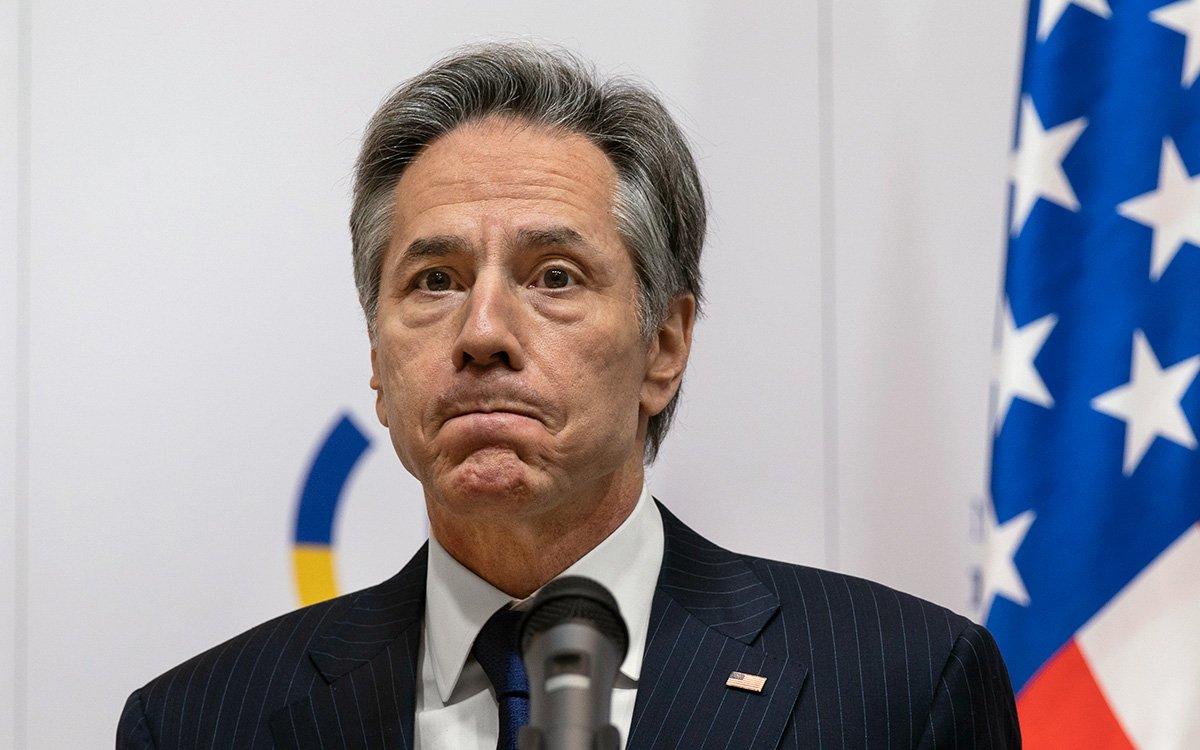 В Канаде активисты сорвали мероприятие с участием госсекретаря США Энтони Блинкена
