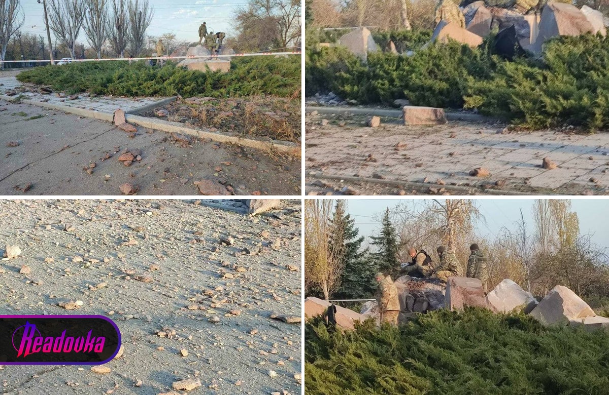 В Николаеве взорвали мемориал жертвам и защитникам Великой Отечественной войны