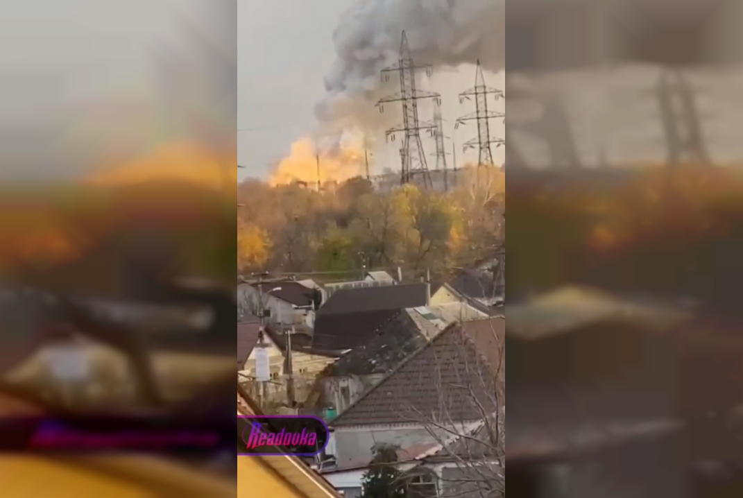 На электростанции в Днепропетровске произошел крупный пожар