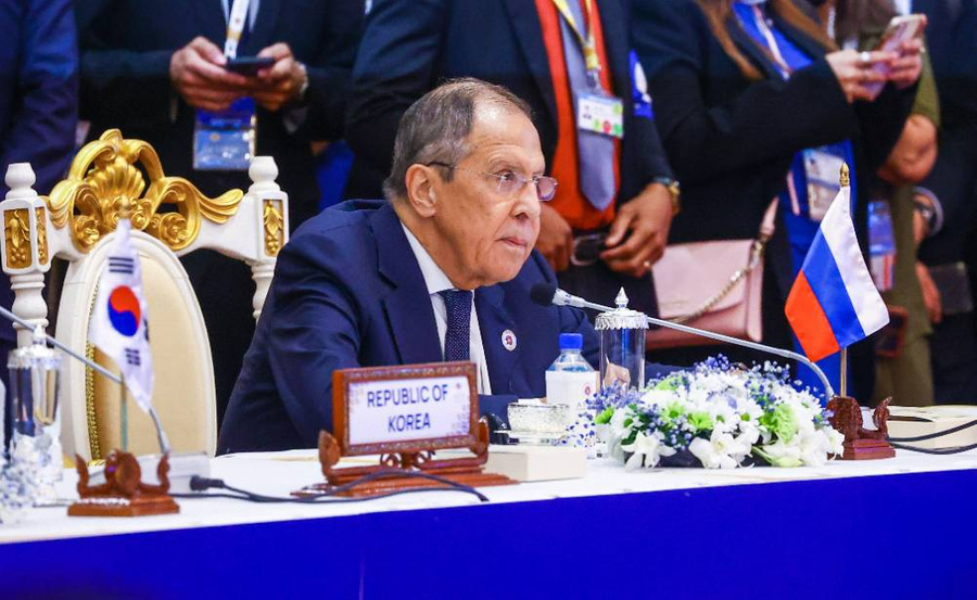 Сергей Лавров выступил на саммите ВАС в Камбодже