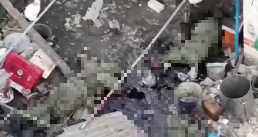 Появилось видео, на котором украинские террористы расстреливают российских солдат