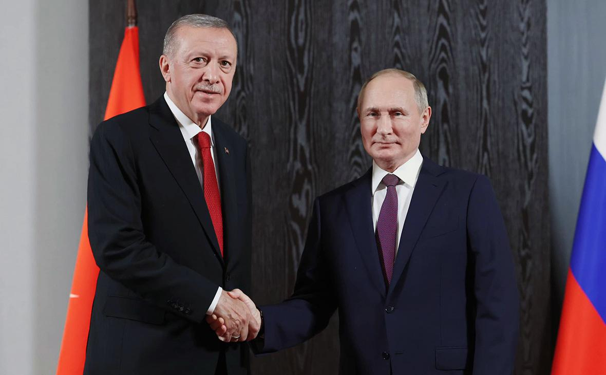 Владимир Путин провел телефонный разговор с Эрдоганом
