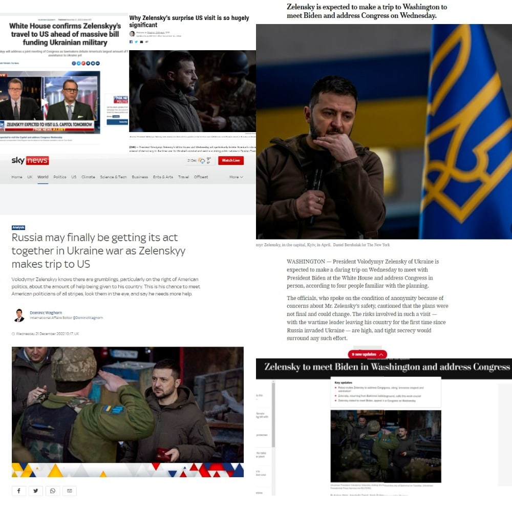 Как иностранные СМИ освещают визит Зеленского в Вашингтон