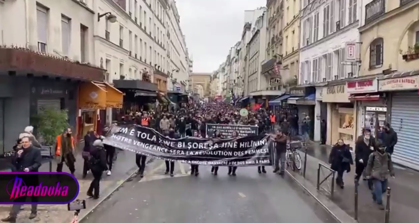 Во Франции протестуют тысячи курдов