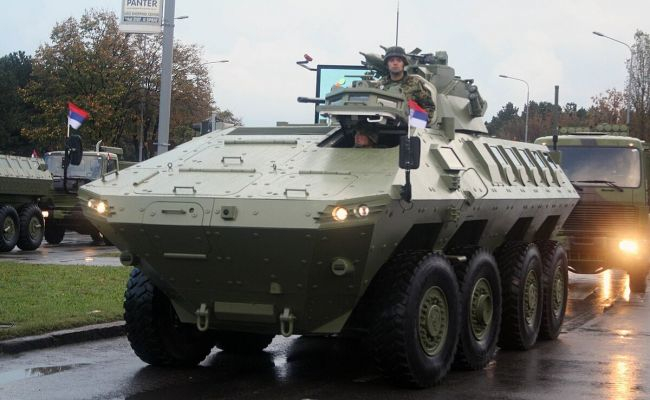 Армия Сербии перебросила военную полицию к КПП «Яринье»