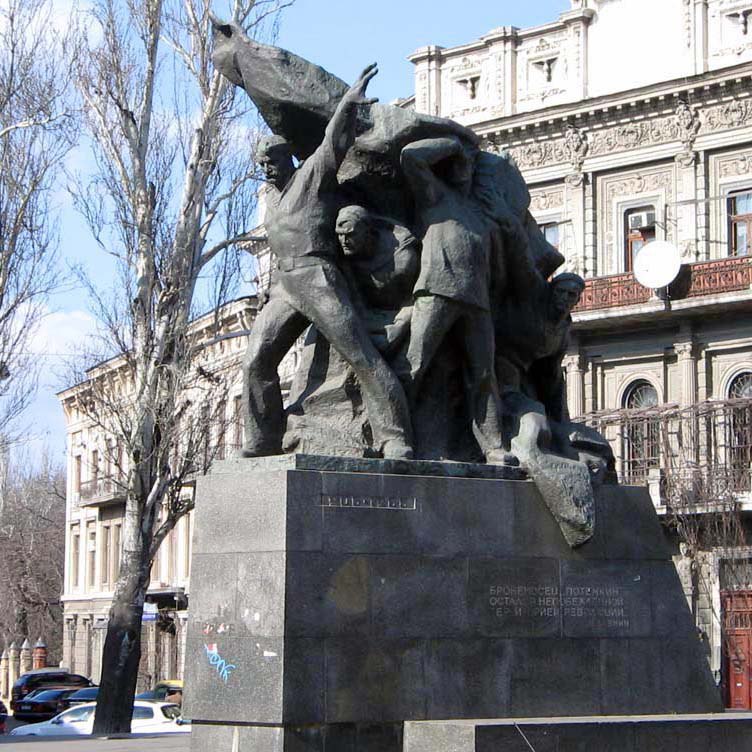 Как устанавливали памятник Екатерине Второй в Одессе 15 лет назад
