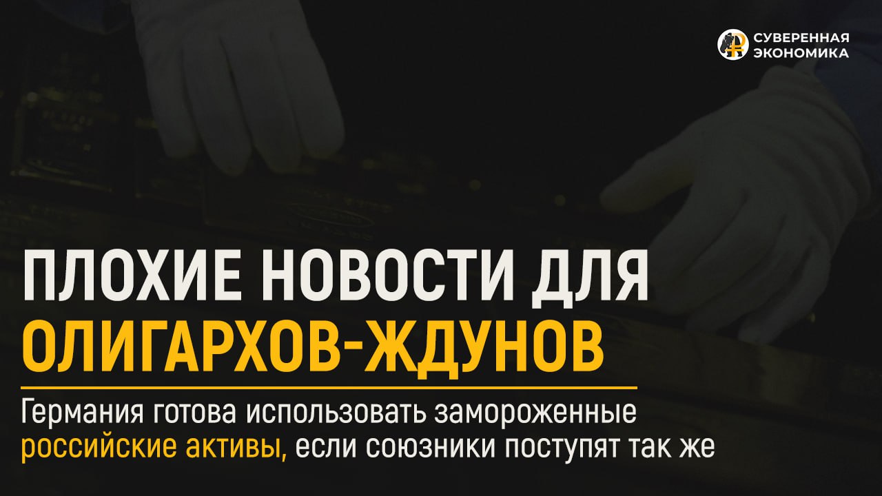 Германия использует замороженные российские активы, если союзники поступят так же