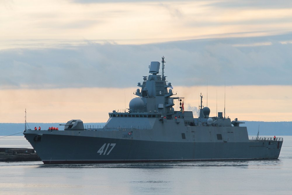 Путин: фрегат «Адмирал Горшков» начинает дальний морской поход