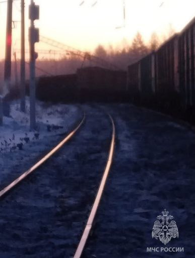 В Амурской области с рельс сошел грузовой поезд