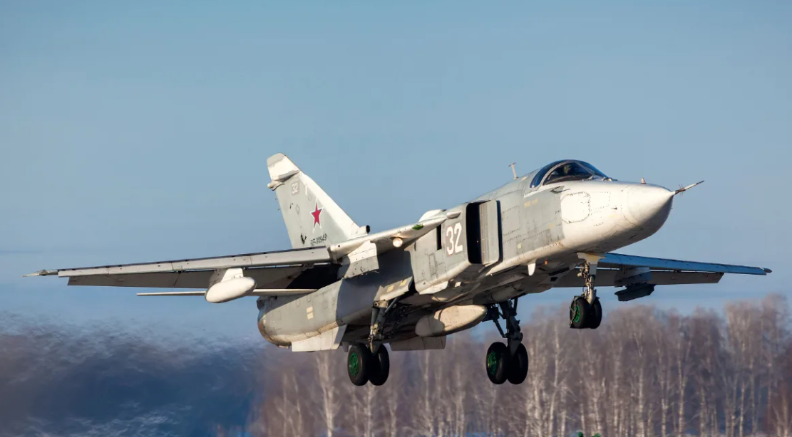 Бомбардировщик Су-24 ЧВК «Вагнер» был подбит в районе Артемовска