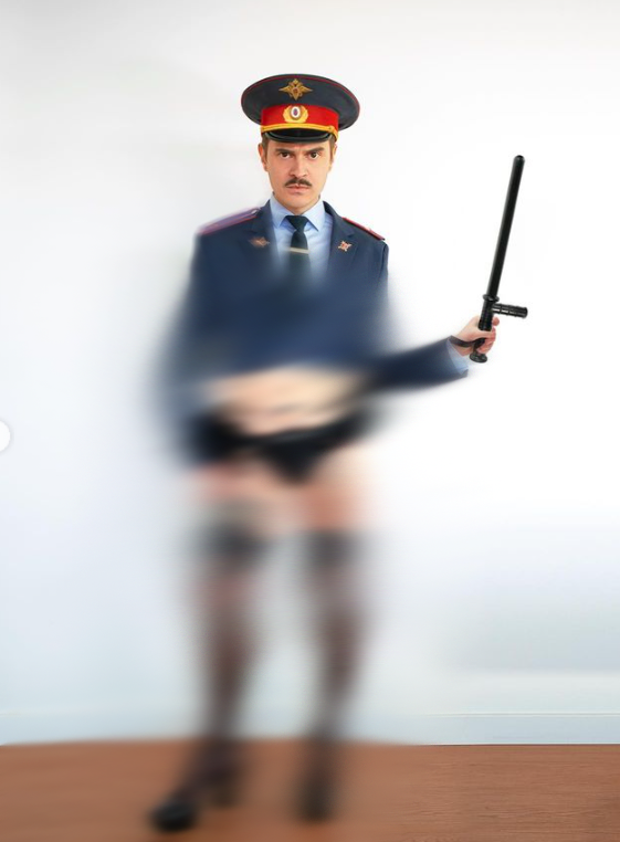 Полный скидиби: иноагент Прусикин повторил подвиг Панина, примерив стринги и шпильки