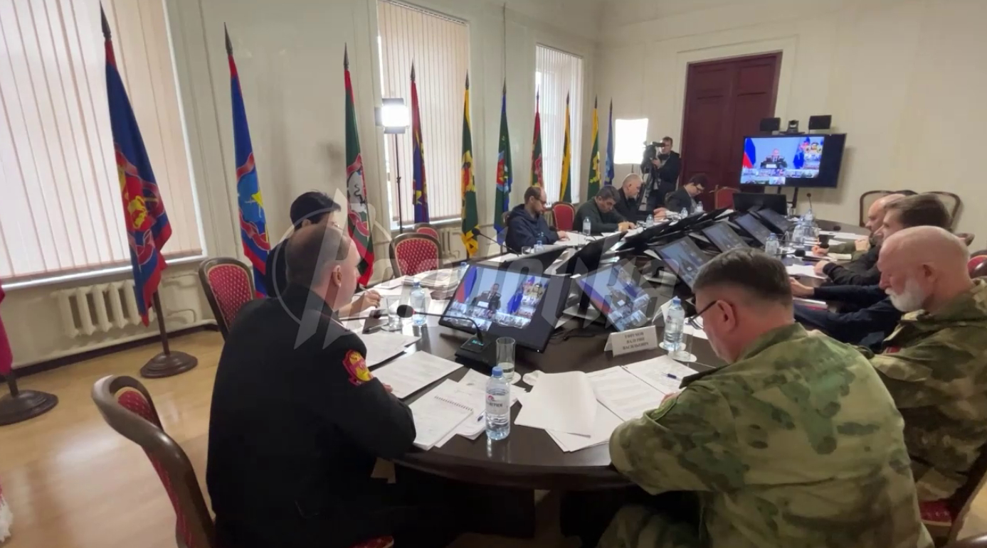 Во Всероссийском казачьем обществе провели телемост с казаками-добровольцами