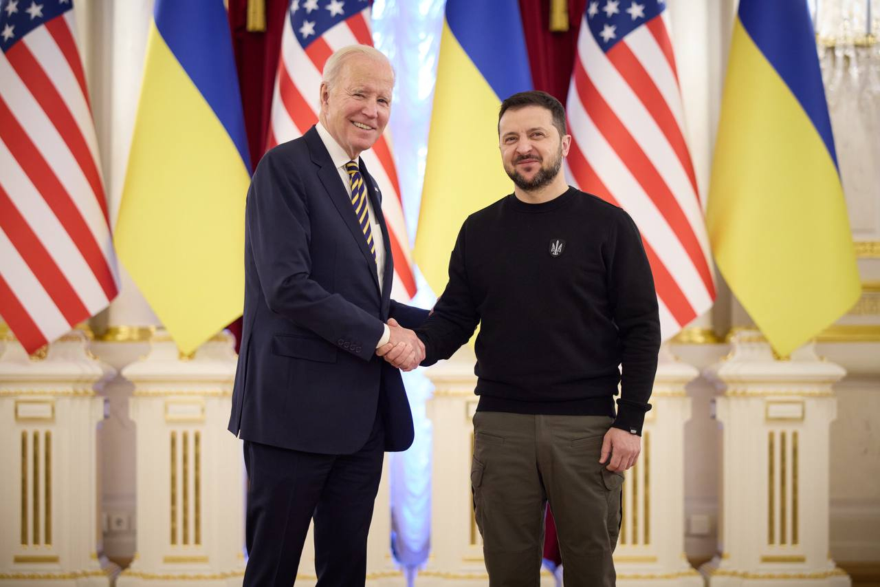 Байден прибыл в Киев
