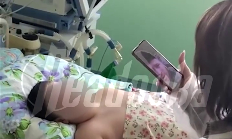 Маленький брянский герой Федор смог поговорить по видеосвязи с братом