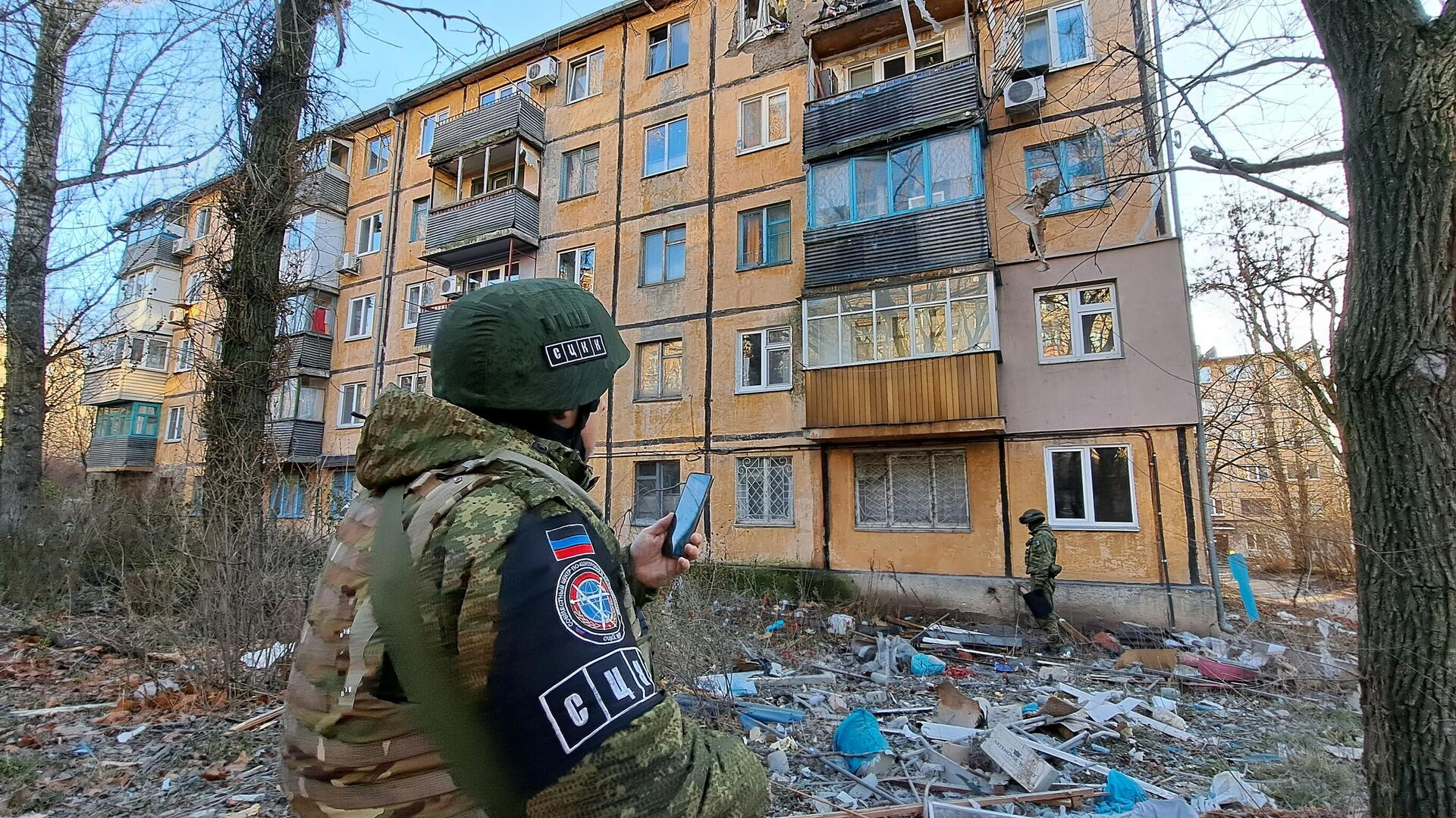 Украинские боевики обстреляли район Дома культуры в Волновахе