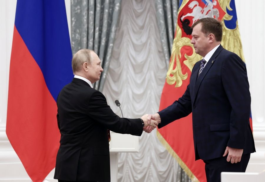 Путин и Балицкий обсудили статус добровольческого батальона имени Судоплатова