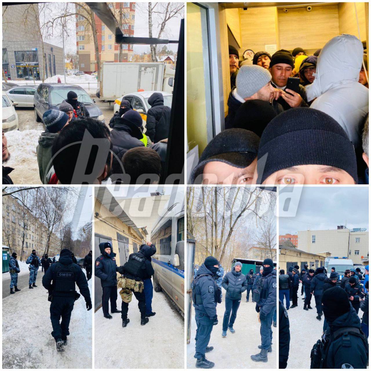 В Московской области силовики оцепили мечеть