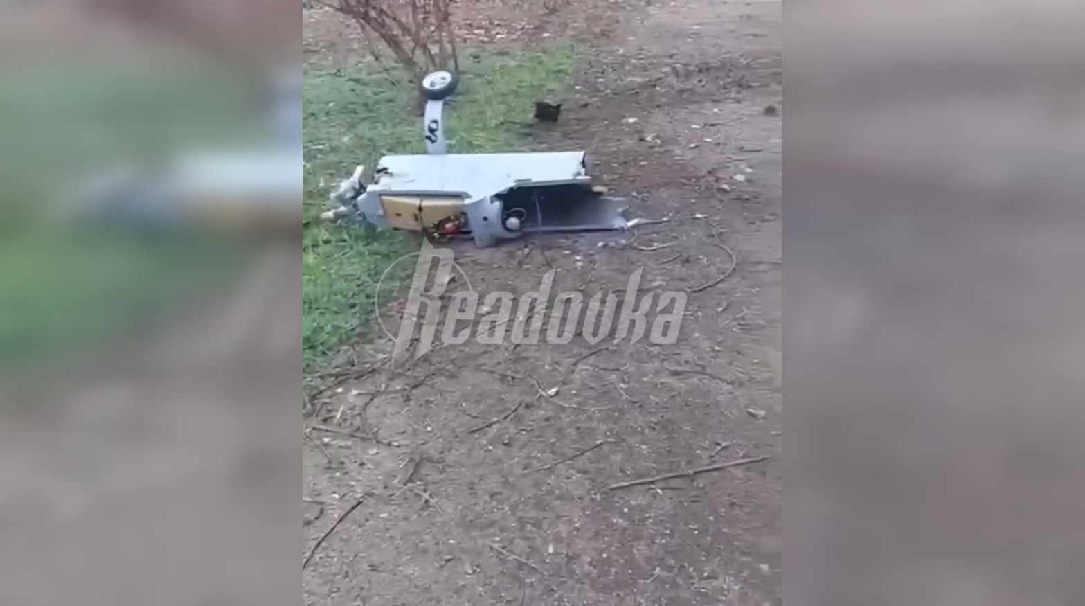 Появилось видео сбитого в Джанкое украинского беспилотника
