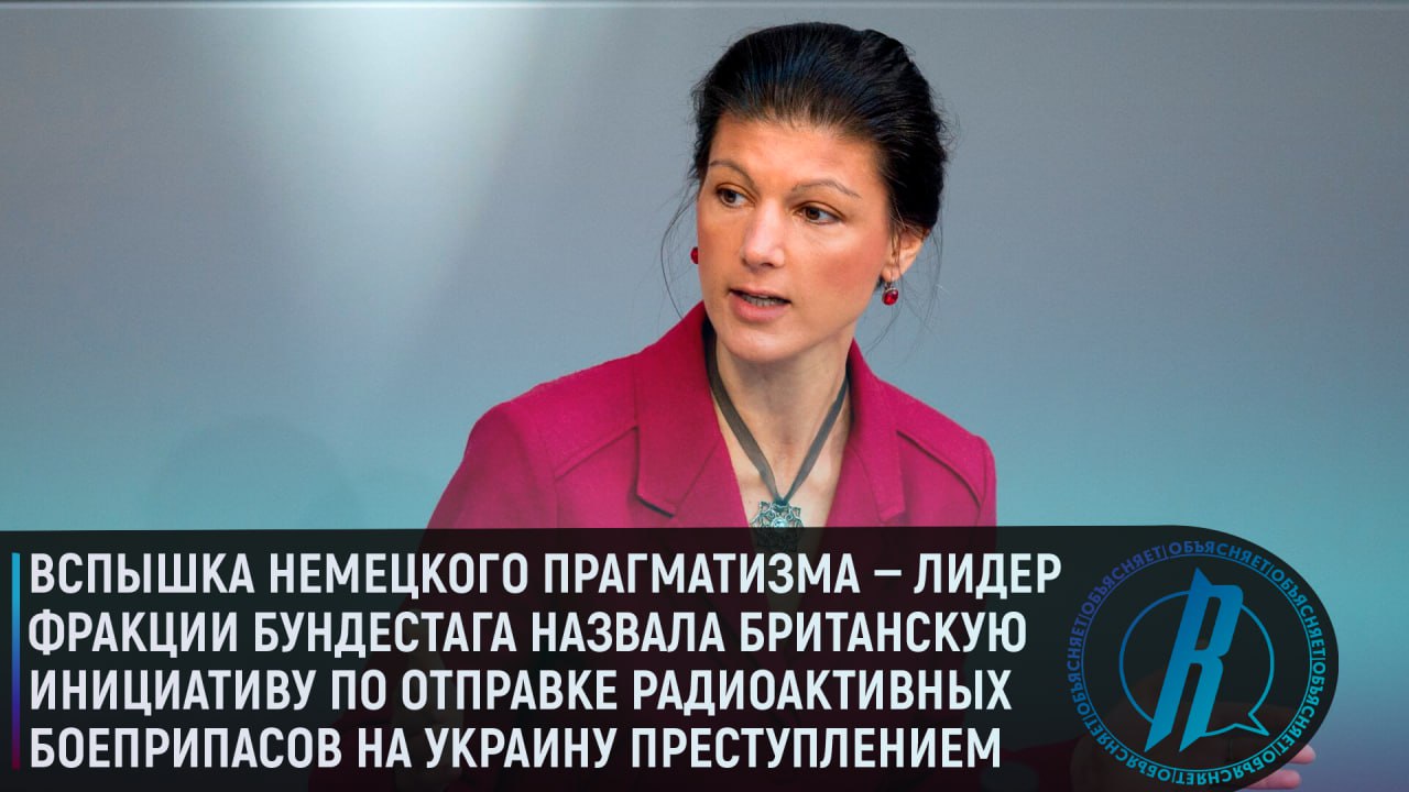 Лидер фракции Бундестага назвала британскую инициативу преступлением