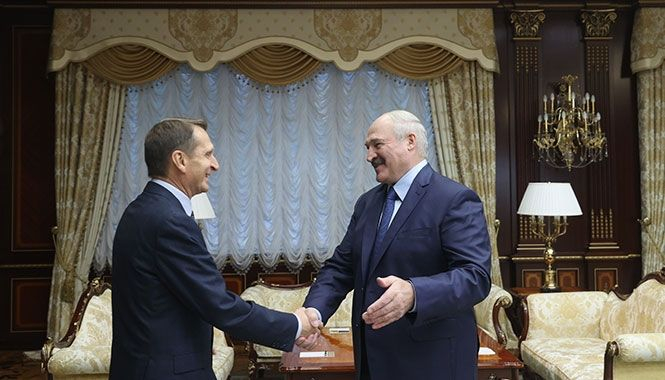 Глава СВР РФ провел встречу с президентом Белоруссии