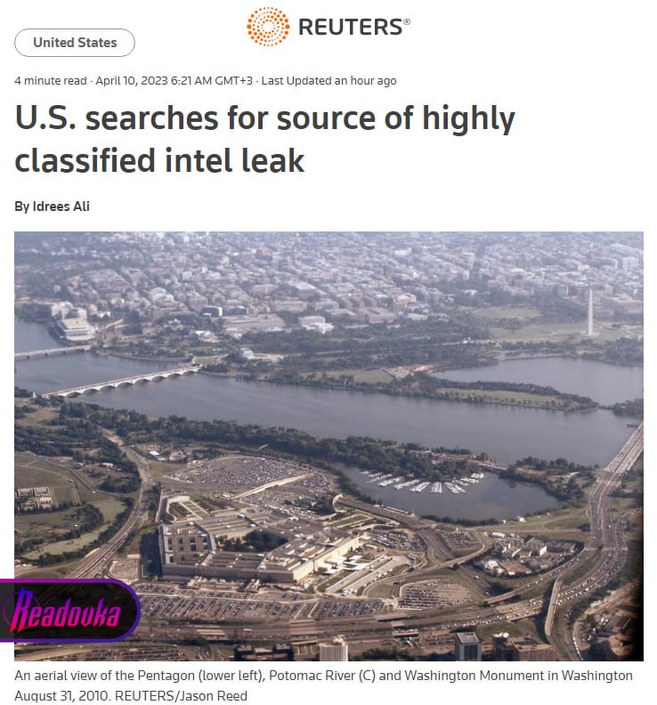«Секретные документы» США якобы слил недовольный сотрудник