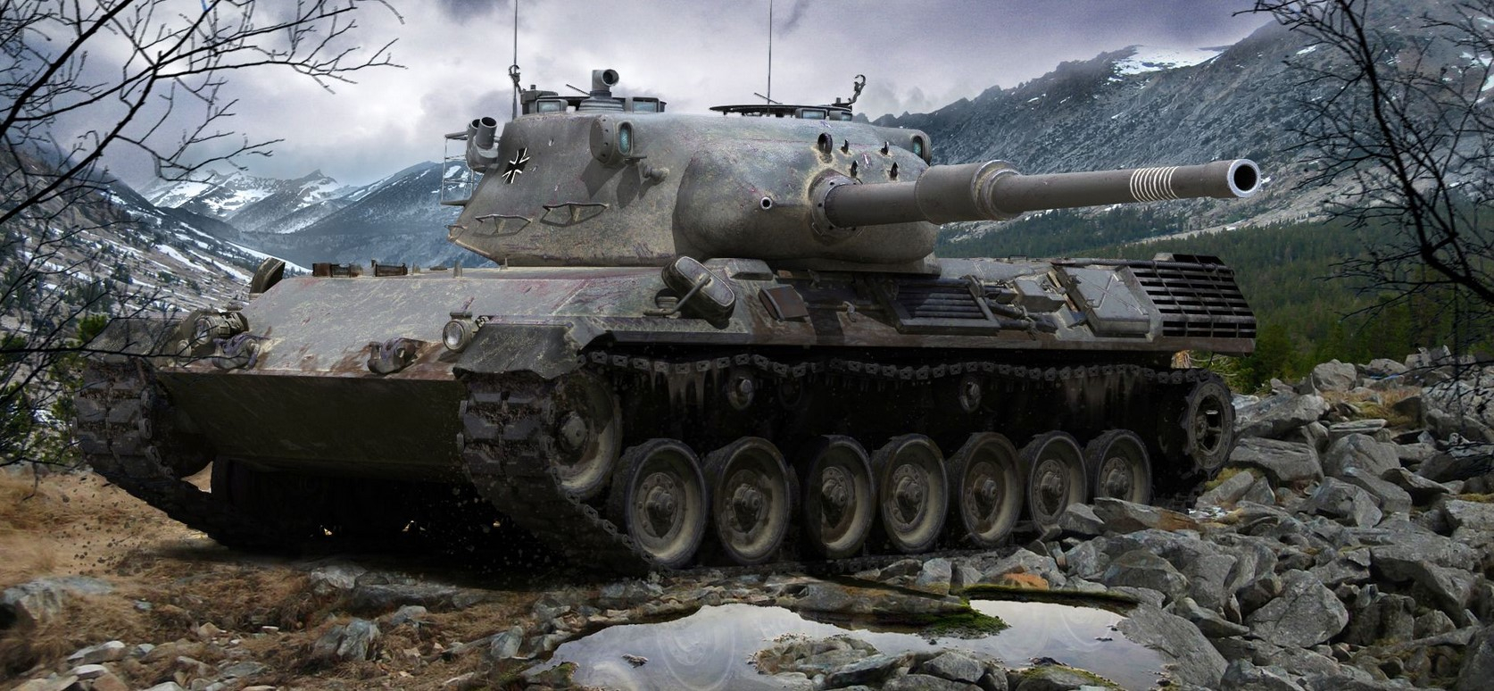 ВС РФ затопили немецкий Leopard в болоте под Херсоном