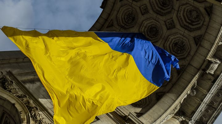 После общественного возмущения питерские радикалы сорвали украинский флаг