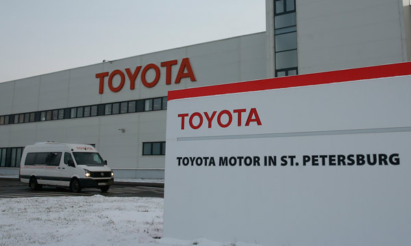 Заводы Toyota, Hyundai и Nissan в Петербурге потеряли 57 млрд рублей