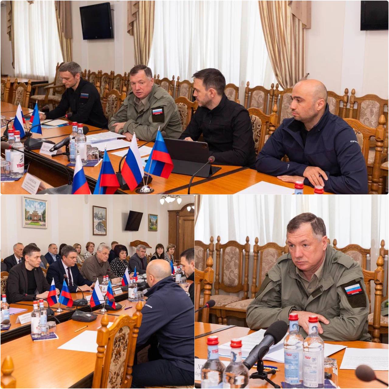 Марат Хуснуллин проверил ход восстановления ЛНР