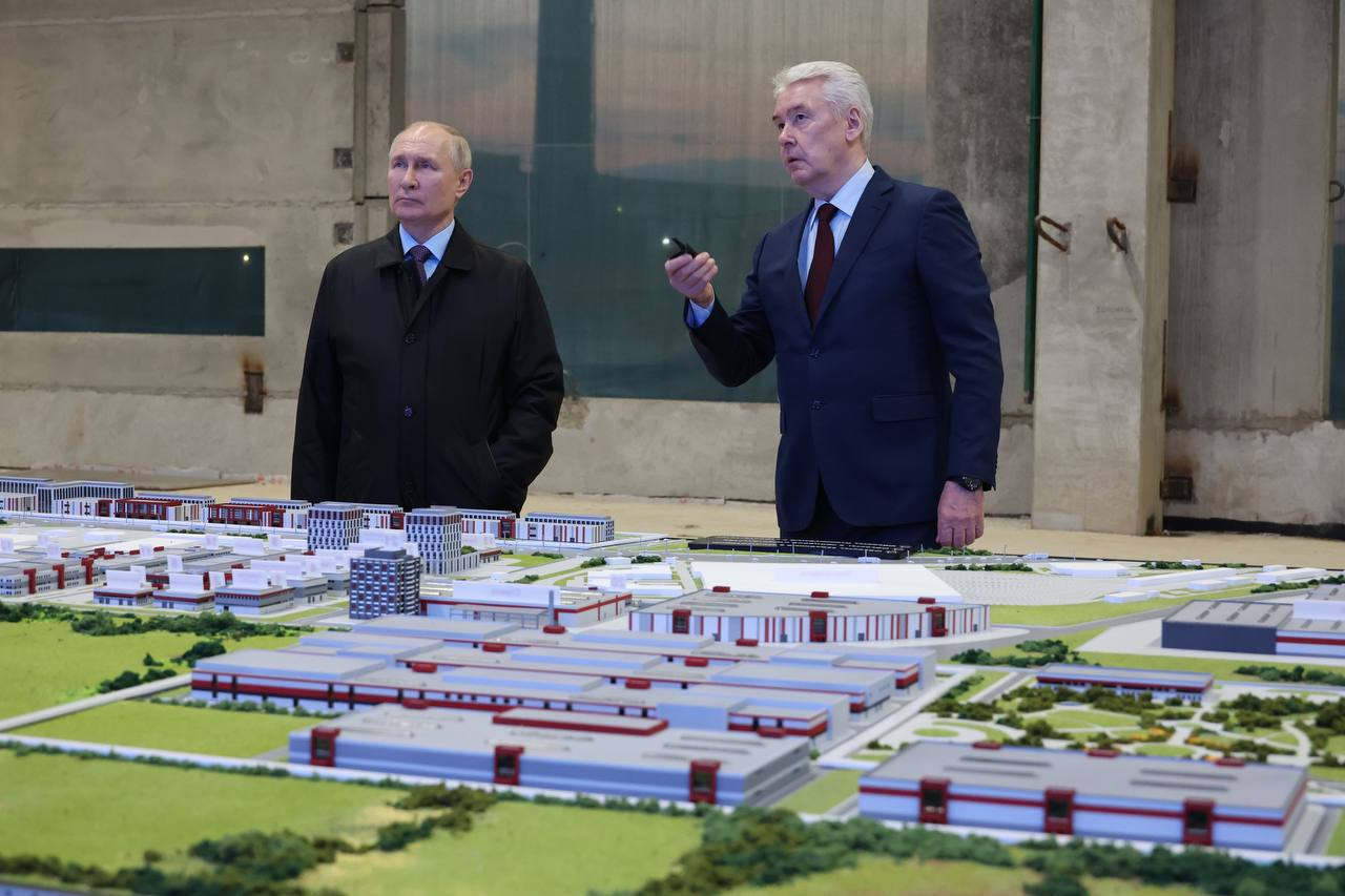 Сергей Собянин рассказал Владимиру Путину о развитии беспилотных авиационных систем