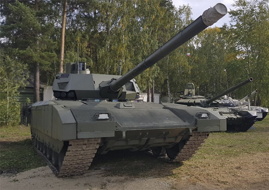 СМИ: Российский танк Т-14 «Армата» впервые принял участие в боевых действиях на Украине
