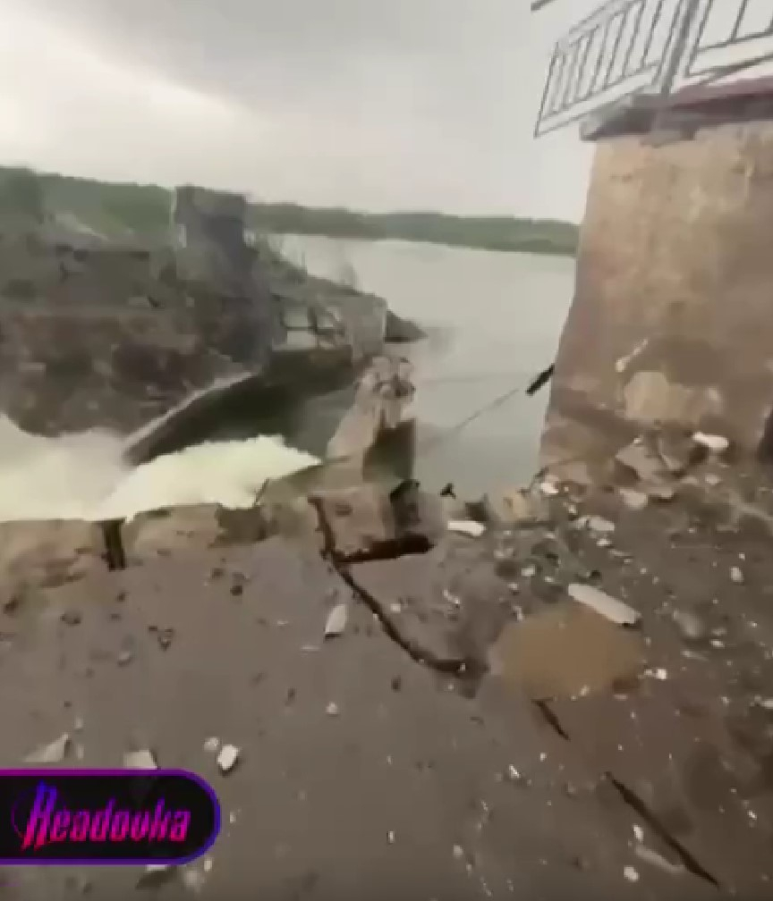 В оккупированной части ДНР уничтожена Карловская дамба