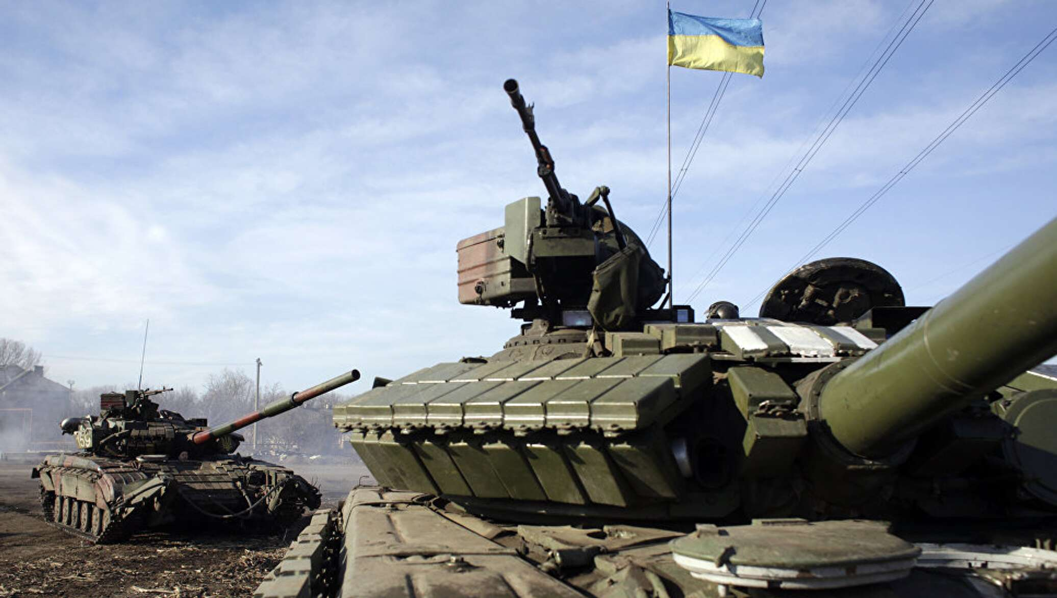 СМИ: Российские пограничники уничтожили два украинских танка на границе Белгородской области