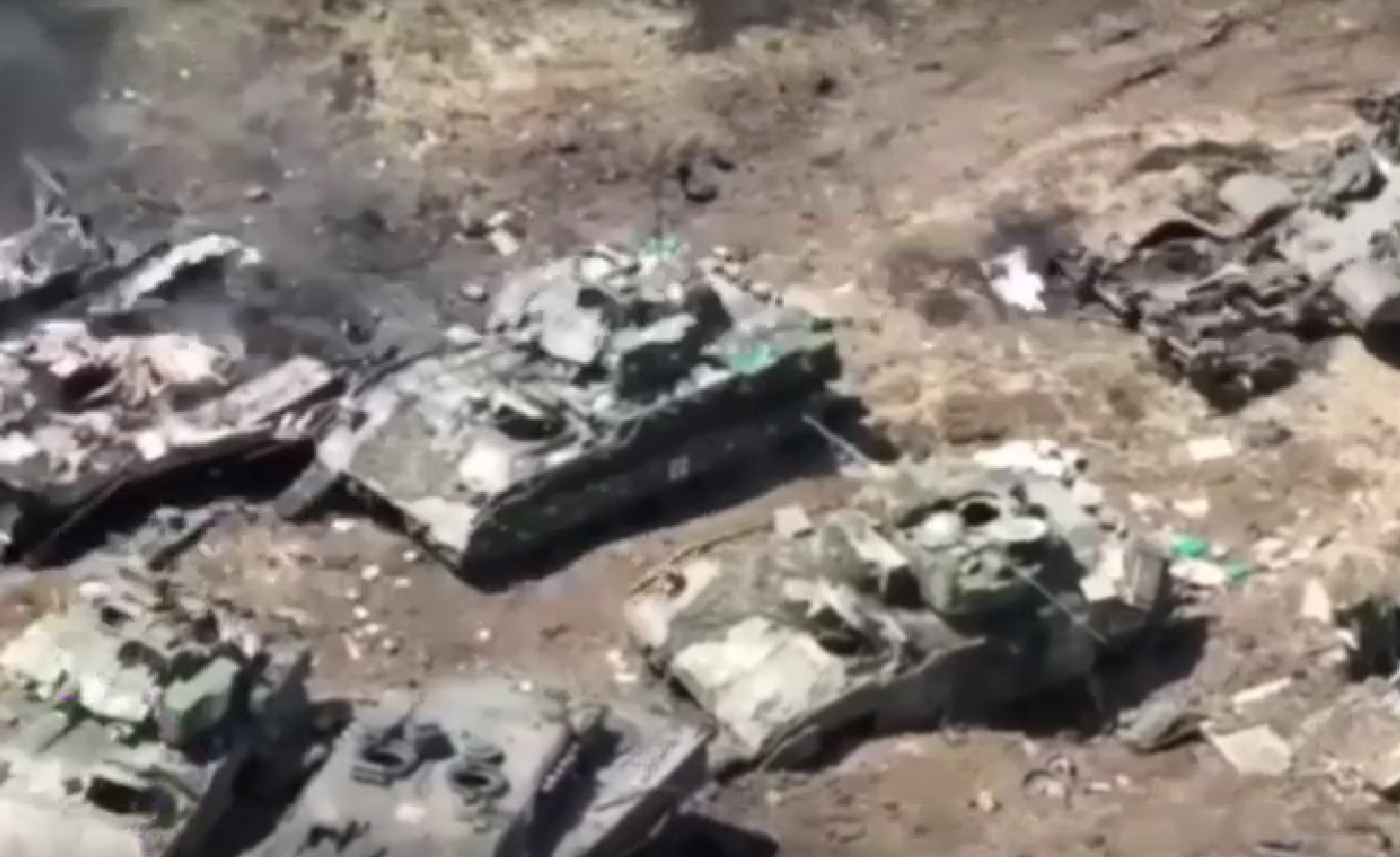 Появились кадры массового уничтожения Leopard-2 и БМП Bradley ВСУ на Запорожском направлении