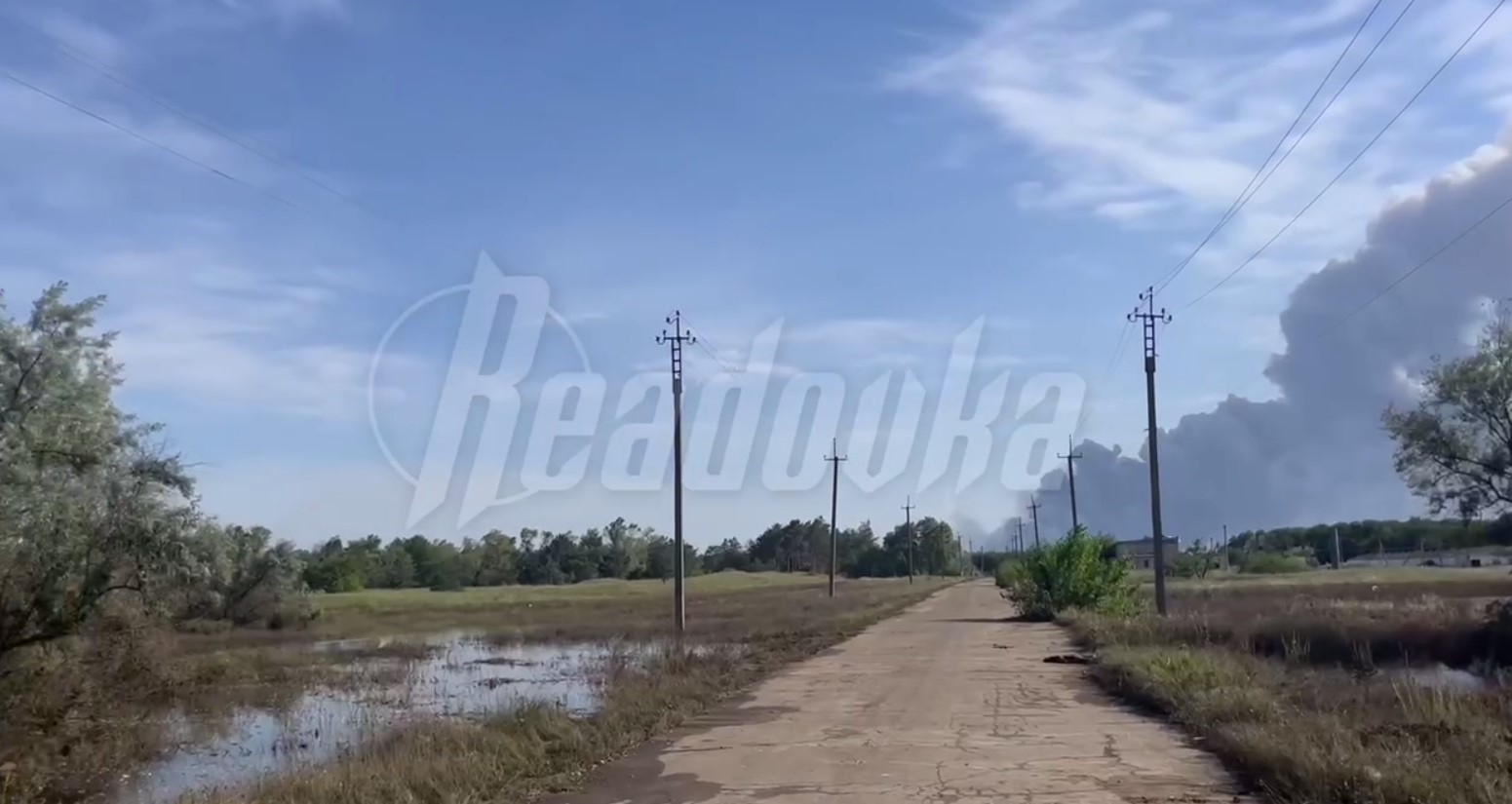 Город Алешки, затопленный из-за теракта Украины
